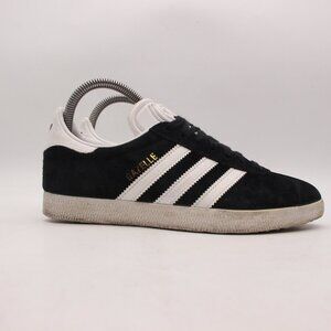 Adidas Originals Gazelle Men's Size 5 Women's 6 Black White Gold Sneakers BB5476